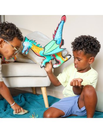 Coloriage gonflable - Dragon 2