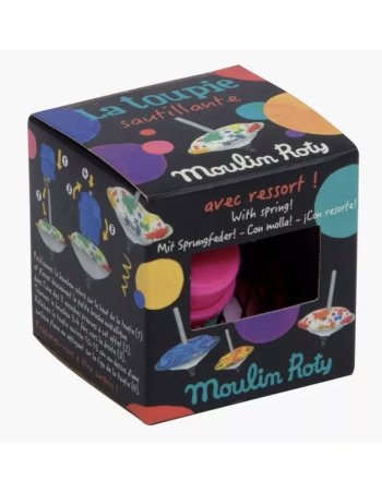 Toupie sautillante rose 2