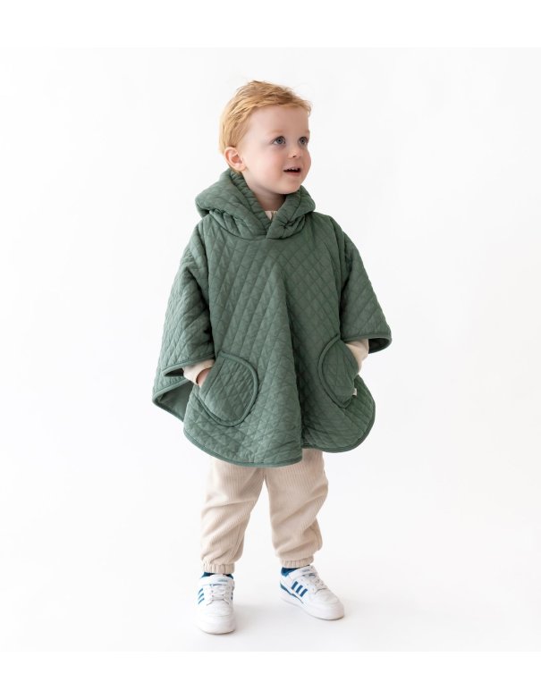 Poncho de voyage 9-36m QUILT - Green...