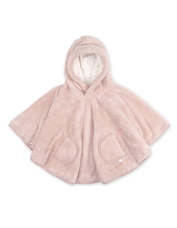 Poncho de voyage 9-36m - Blush - SOFTY + JERSEY Bemini