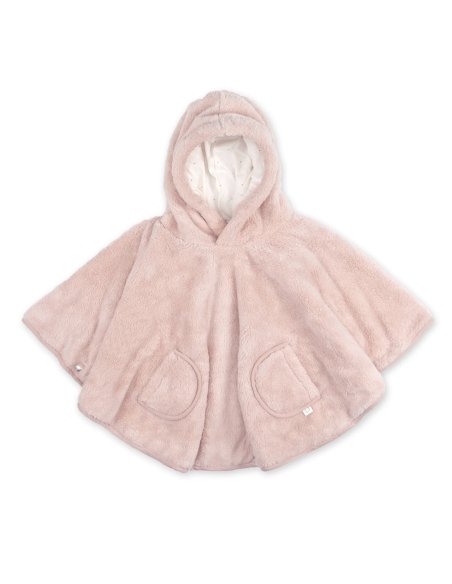 Poncho de voyage 9-36m - Blush - SOFTY + JERSEY Bemini