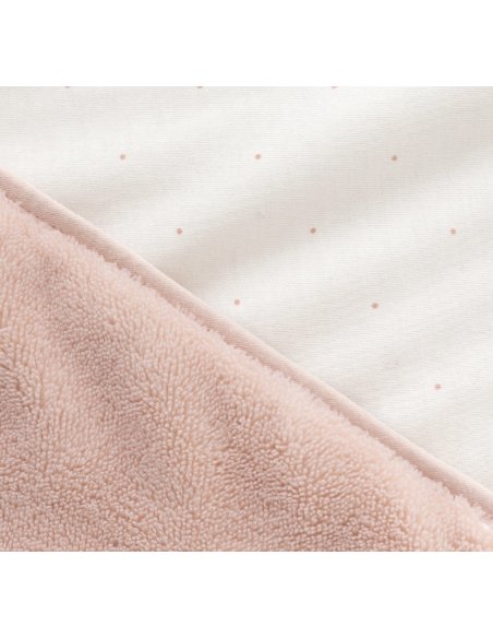 Poncho de voyage 9-36m - Blush - SOFTY + JERSEY Bemini