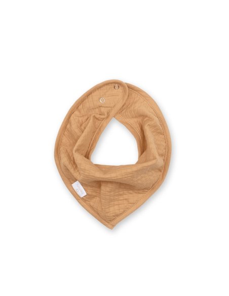 Bavoir bandana tetra jersey - biscuit
