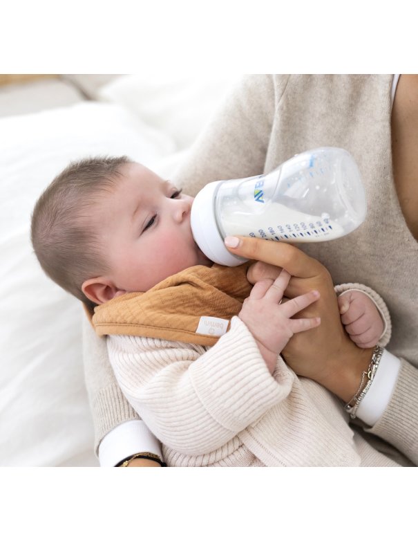 Bavoir bandana tetra jersey - biscuit Bavoir bandana tetra jersey - biscuit