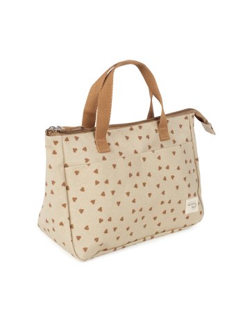 Trousse de toilette coeur POPPY - cannelle 2