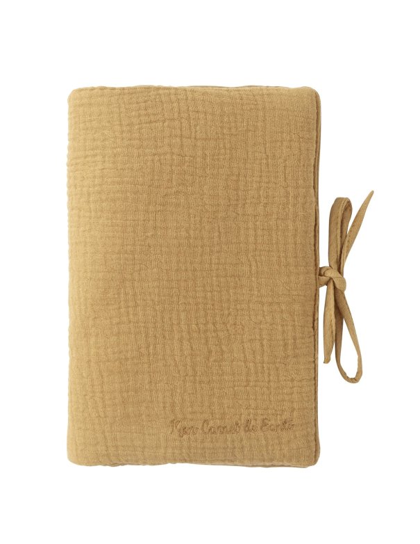 Protège carnet de santé en gaze de coton (différent coloris)