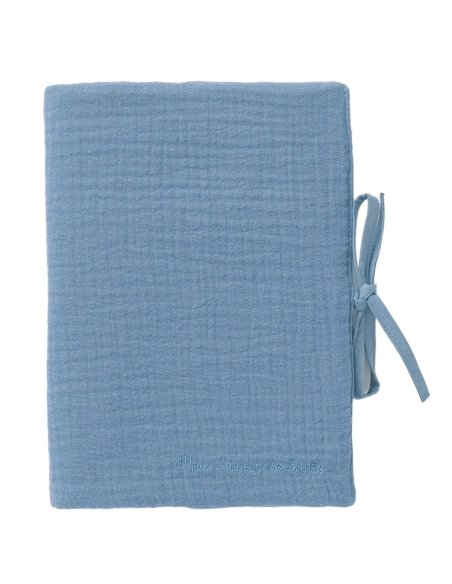 Protège carnet de santé en gaze de coton (différent coloris)