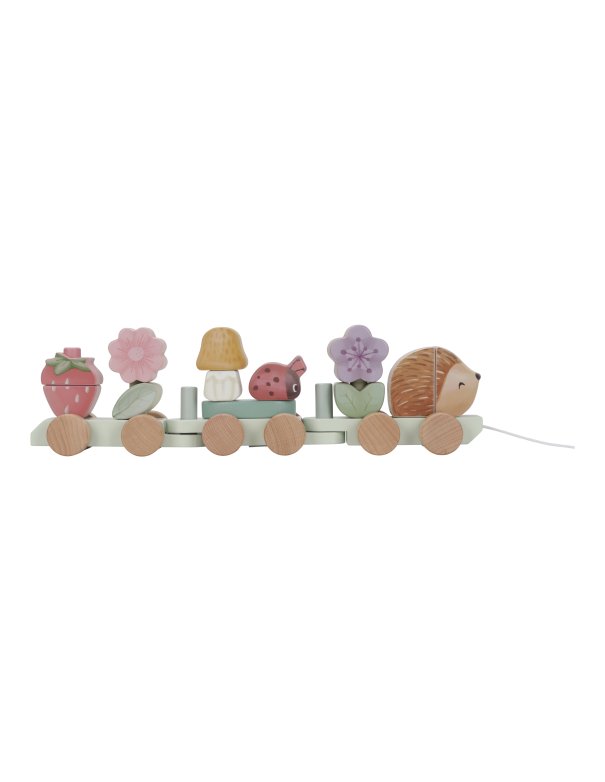 Train à blocs hérisson FSC - Fairy Garden little dutch