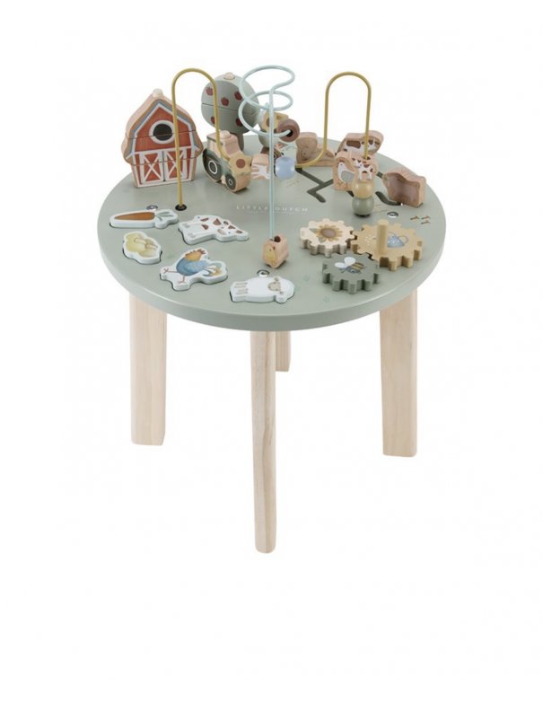 Table d'activités en bois - Little Farm - Little Dutch