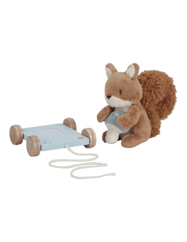 Peluche à tirer écureuil - Forest Friend