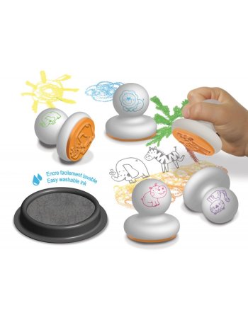 Mes premiers tampons "Animaux de la savane" - Créa Lign 2