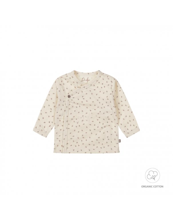 T-shirt bébé manches longues en coton bio