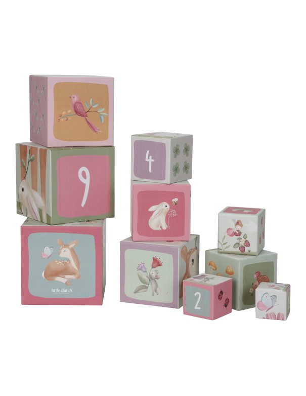Cubes à empiler en carton - Fairy Garden