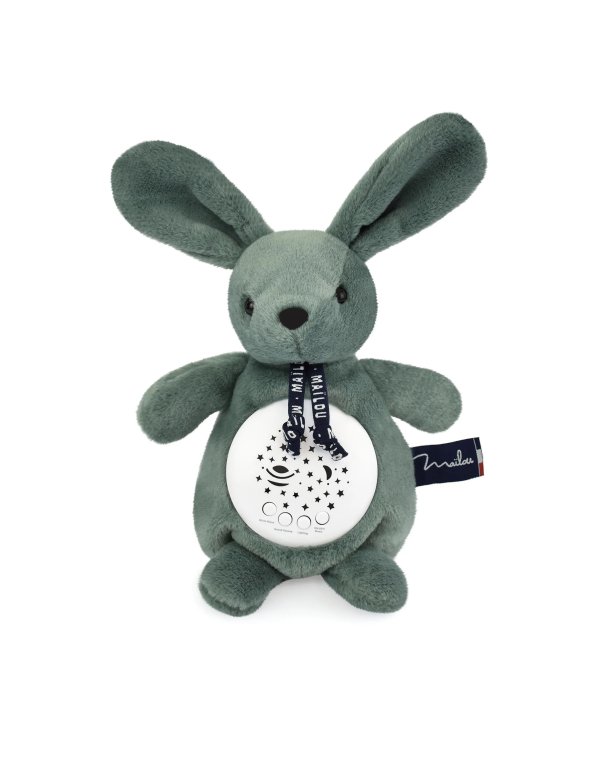 Veilleuse musicale projecteur avec chansons douces – Lapin vert