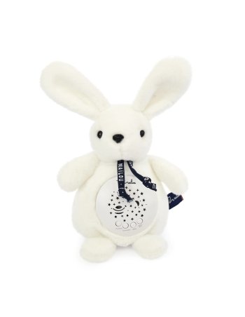 Veilleuse musicale projecteur avec chansons douces – Lapin blanc