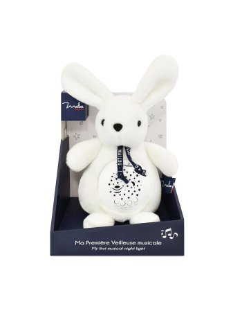Veilleuse musicale projecteur avec chansons douces – Lapin blanc 2