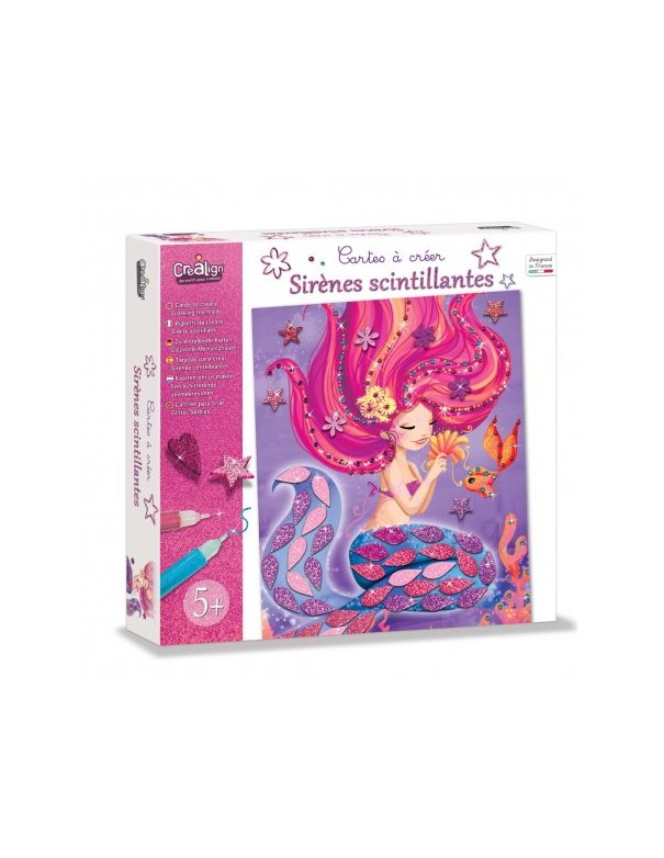 Cartes à créer "Sirènes scintillantes"