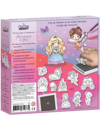 Personnages à tamponner : Princesses et Fées crealign 2