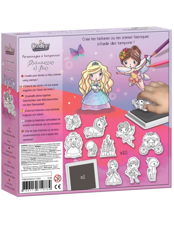 Personnages à tamponner : Princesses...