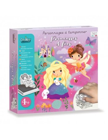 Personnages à tamponner : Princesses et Fées crealign