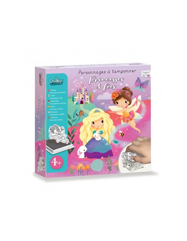 Personnages à tamponner : Princesses et Fées crealign