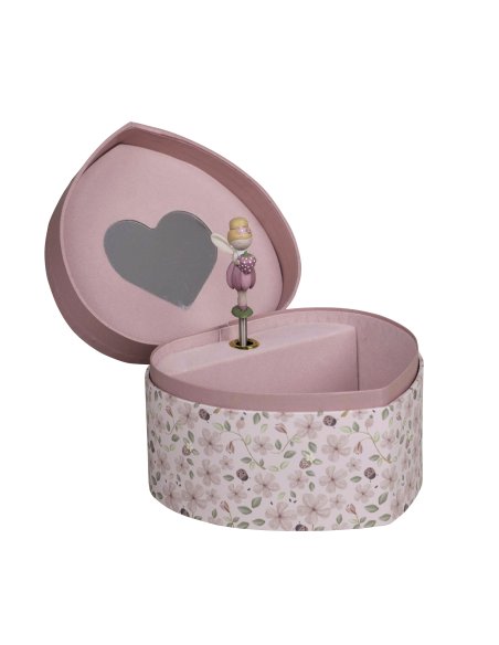 Boîte à bijoux musicale - Cœur