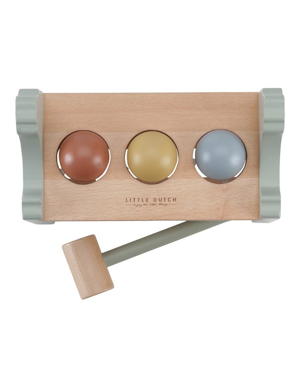 Banc à marteler en bois - Little Farm...